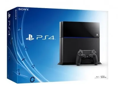 Коробка приставки PlayStation 4