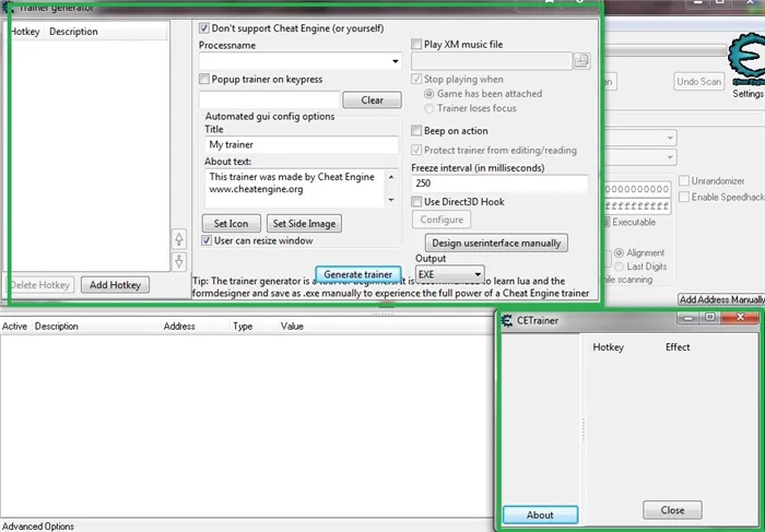 Как создать трейнер в Cheat Engine