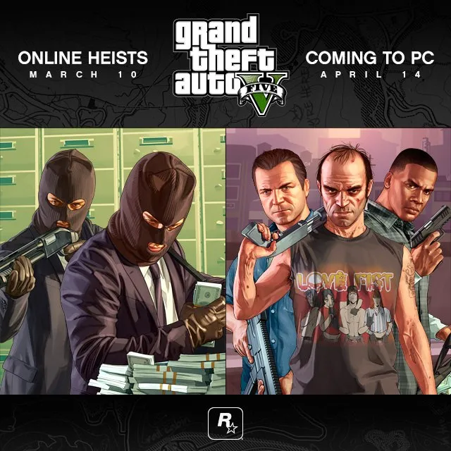 GTA 5 - дата выхода на PC (ПК)