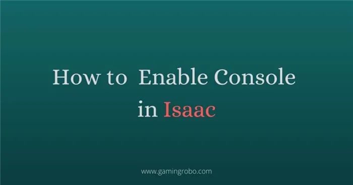an image with how to enable console in Isaac.