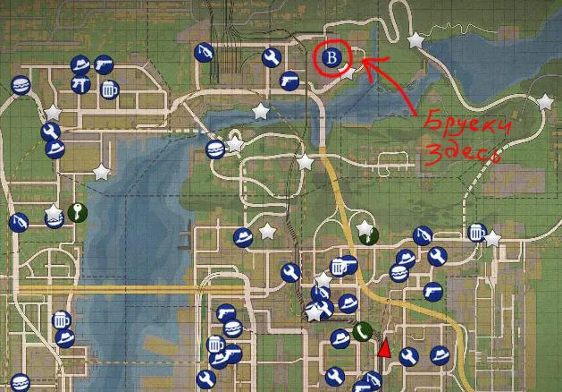 Карта Бруски Mafia 2