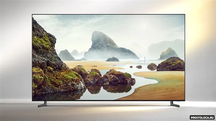 A front view product image of the 2019 new Samsung QLED Q900R.