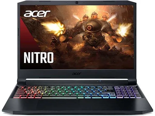 Изображение игрового ноутбука Acer Nitro 5 спереди