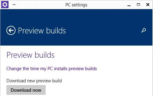 windows 10 TP обновление версии preview build