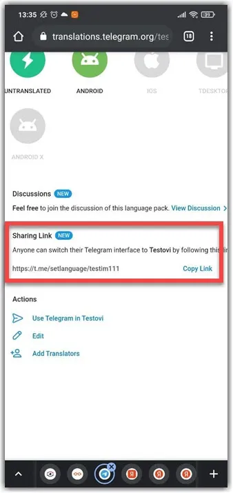 Как русифицировать Telegram на Android, iOS и Windows