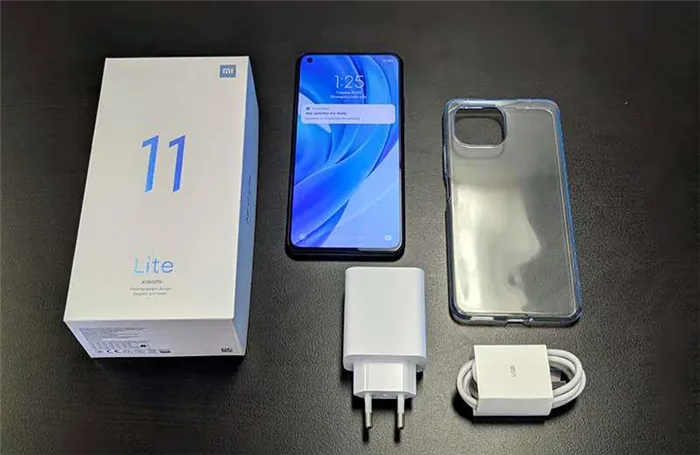 Комплектация Xiaomi Mi 11 Lite и распаковка