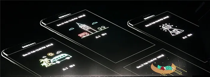 Экран Samsung Galaxy S7 всегда включен