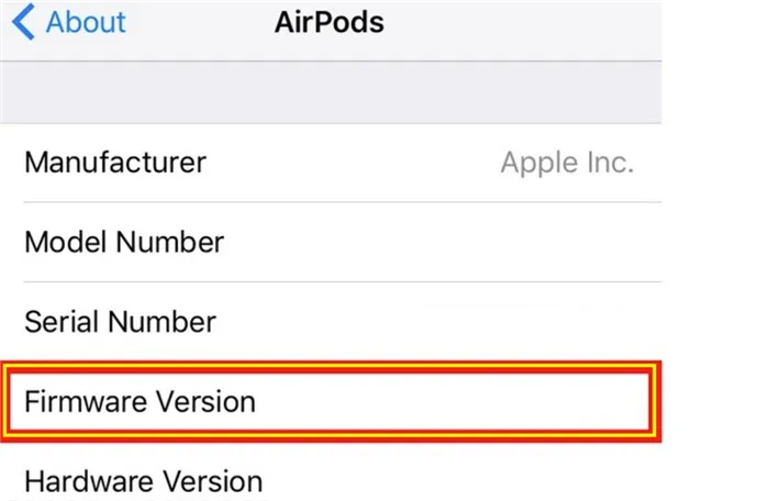 Обновление AirPods разных версий вручную