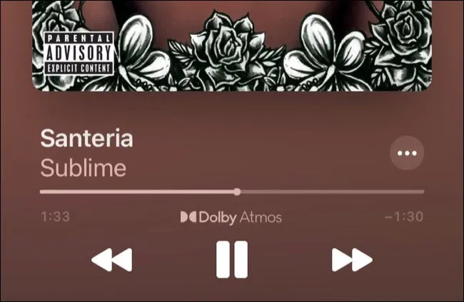 Santeria by Sublime играет в Dolby Atmos