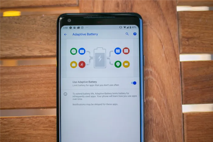 Обзор Android 9 Pie - Adaptive Battery