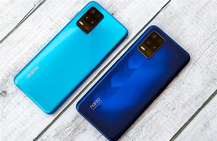 Дизайн Realme Narzo 30 5G