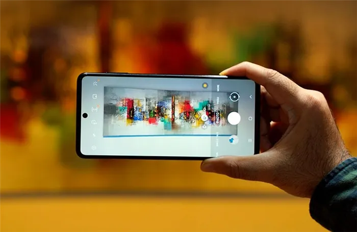 Съёмка на Samsung Galaxy M52 5G