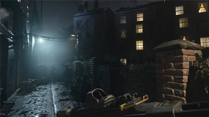 Скриншот игры для обзора — переулок в Лондоне