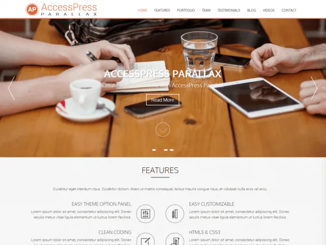 AccessPress Parallax