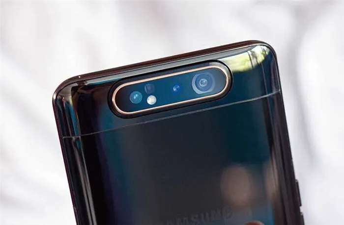 Samsung Galaxy A80 камеры