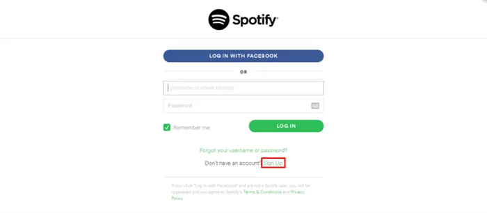 Подпишитесь на свою учетную запись Spotify