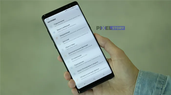 Загнутый экран Galaxy Note 8