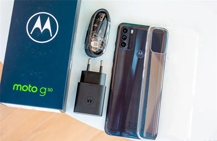 Распаковка Motorola Moto G50