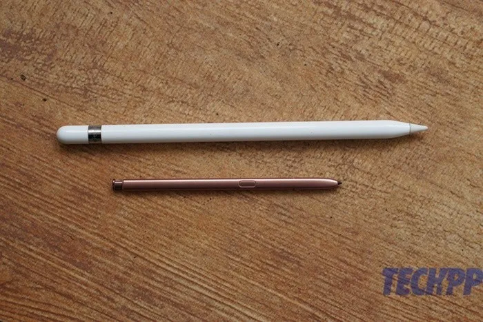 яблочный карандаш против s Pen 3