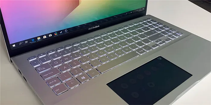 Подсветка клавиатуры ультрабука ASUS VivoBook S15