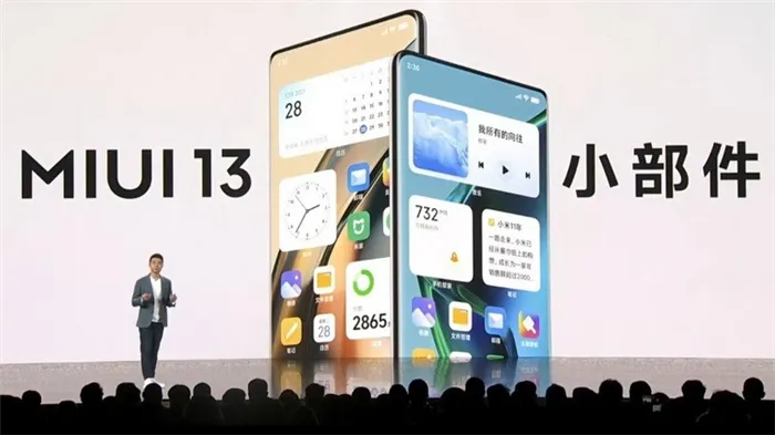 Кадр с презентации MIUI 13