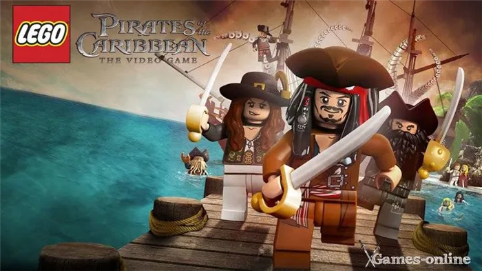 Лего Пираты Карибского моря игра для ПК Пираты