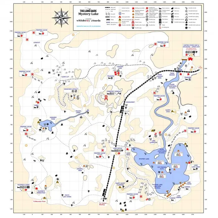Карта заброшенного Маскега, theLongDark Map, theLongDark Coastal Highway Map, theLongDark Map, theLongDark Mystery Lake Map, theLongDark Comfortable Valley Map, theLongDark Comfortable Valley Map.
