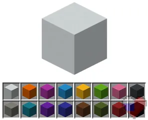 Новые предметы в Minecraft 1.12 - Бетон
