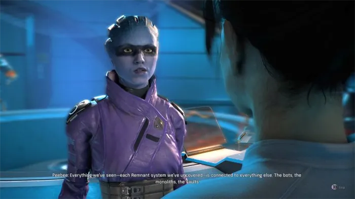 Peebee. - How to start a romance with Peebee in Mass Effect: Andromeda? - Romances - Mass Effect: Andromeda Game Guide