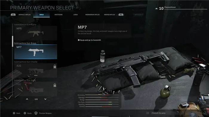 Все оружие Call of Duty: Modern Warfare: пистолеты, пистолеты-пулеметы, карабины, гранатометы