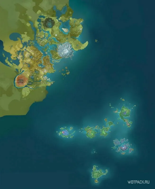 Карта GenshinImpact 2.5