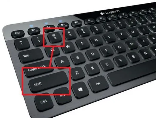 Клавиши клавиатуры, позволяющие набрать символ собачки