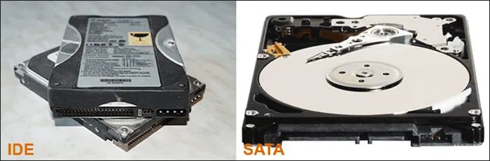Жесткие диски IDE и SATA