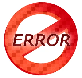 Картинка ERROR