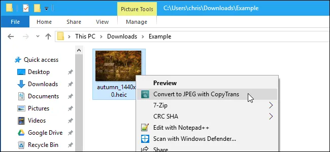 Как открыть файлы HEIC в Windows (или преобразовать их в JPEG) 5