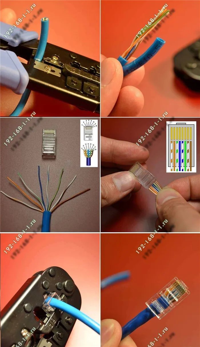 Как обжать сетевой кабель