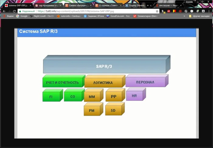 Рис. 6 – Схема SAP R/3