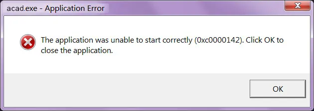 Сообщение об ошибке 0xc0000142 при запуске приложения в Windows 10