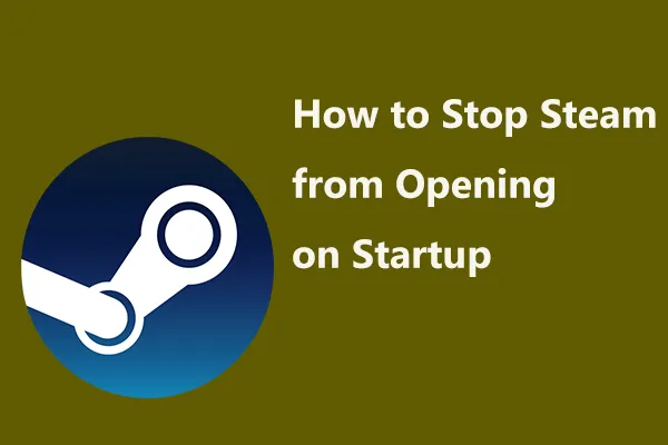 остановить открытие Steam при запуске