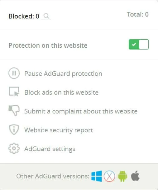 Блокировка рекламы в браузере с помощью плагина AdBuard AdBlock