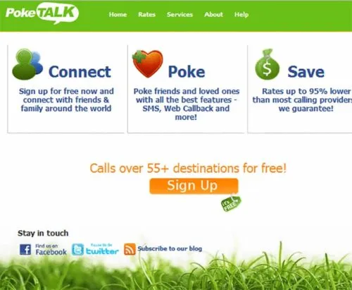 PokeTalk.com – дешевый сервис, но только на английском