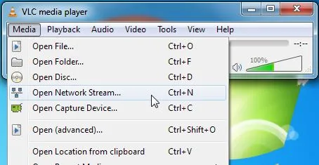 stream vlc to tv-connect to stream