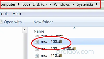Скачать MSVCP100.dll в составе Visual C++ 2010