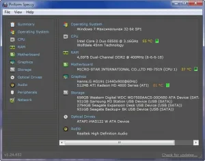 Как пользоваться Piriform Speccy картинка №5