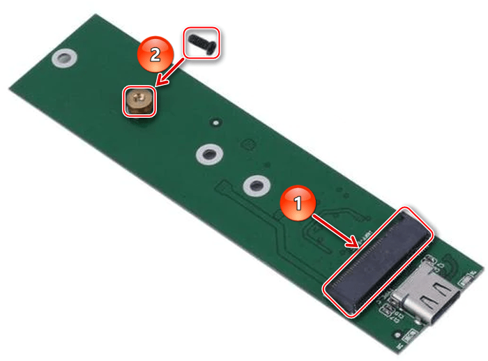 Установка твердотельного накопителя M.2 в USB-адаптер