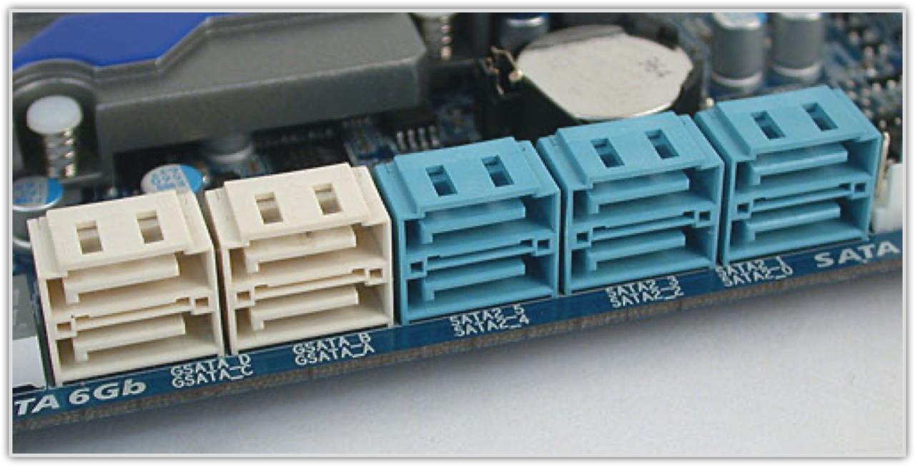SATA 2 и 3 на одной карте