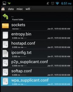 файл wpa_supplicant.conf