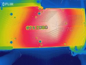 Untersuchungen der Wärmelentwicklung на GeForce RTX 2080 FE