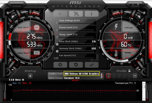 Как пользоваться msi afterburner на ноутбуке