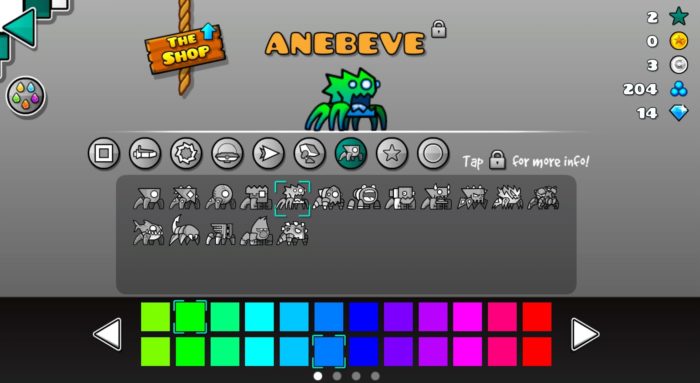 Screenshot_geometrydash_character icons